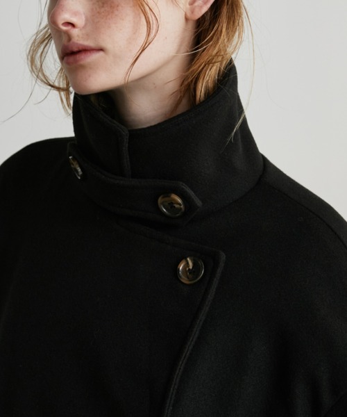 Auntie Rosa Holiday（アンティローザホリデー）の「3WAYスタンドロングコート / サイズ展開あり（チェスターコート・レディース・ブラック/アイボリー/ネイビー/ダークブラウン/ブラウン・MEDIUM/SMALL）」の19枚目の写真