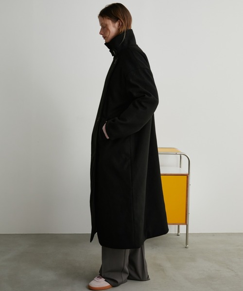 【ひろにゃん ✨】❤️自由区✨サイズ40✨アンゴラ63%ロングコート 自由区 ジユウク レディース ロングコート アンゴラ混 アウター