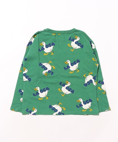 BOBO CHOSES（ボボショーズ）の「La Oca all over T-shirt（Tシャツ/カットソー・キッズ・グリーン・4-5YEAR/2-3YEAR/6-7YEAR/12-13y/10-11y/8-9y）」の4枚目の写真