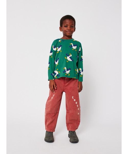 BOBO CHOSES（ボボショーズ）の「La Oca all over T-shirt（Tシャツ/カットソー・キッズ・グリーン・4-5YEAR/2-3YEAR/6-7YEAR/12-13y/10-11y/8-9y）」の3枚目の写真