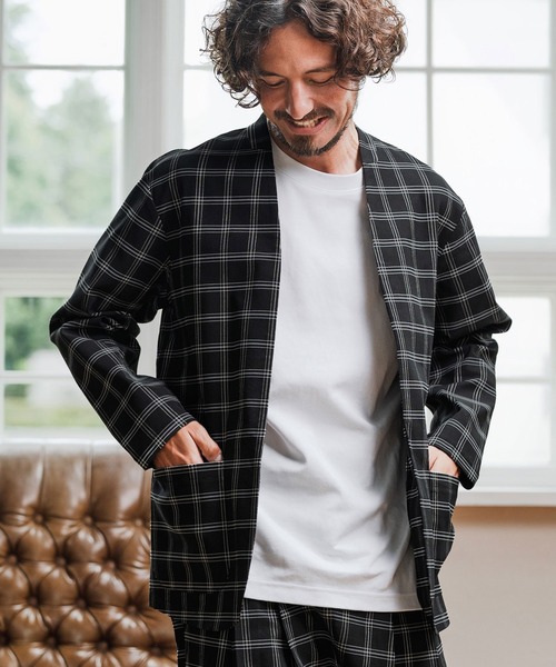 Magine(マージン)の「mj10907-Collarless Patch Pocket Jacket ノーカラージャケット(ノーカラージャケット・メンズ・ベージュ系その他/ブラック系その他/ブラック・48/46/44)」の17枚目の写真