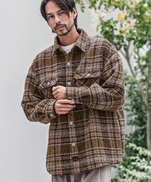 mj10924-Boucle Check CPO Jacket ジャケット