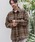 CAMBIOiJrIj́umj10924-Boucle Check CPO Jacket WPbgȋAE^[jvbuE