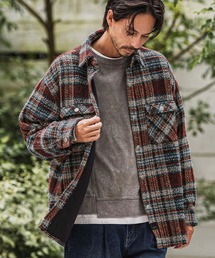 mj10924-Boucle Check CPO Jacket ジャケット
