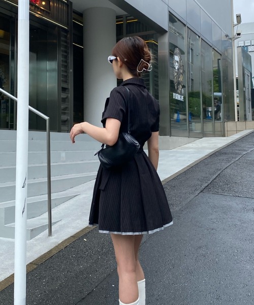 RAY CASSIN（レイカズン）の「スーツジャケットミニワンピース（ワンピース・レディース・ブラック系その他2/グレー/グレー系その他2・FREE）」の14枚目の写真