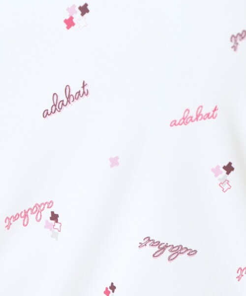 adabat（アダバット）の「【UVケア】千鳥小紋モックネックプルオーバー（Tシャツ/カットソー・レディース・ブラック系/ホワイト系1/パープル系1・38/40/36/42）」の19枚目の写真