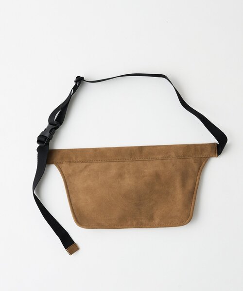 Whim Gazette(ウィムガゼット)の「【Hoaw.】レザーウエストポーチ(ボディバッグ/ウエストポーチ・レディース・ブラック/キャメル・FREE)」の6枚目の写真