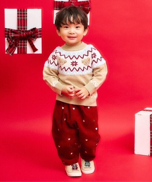 apres les cours（アプレレクール）の「tiny bear スリッポン（スニーカー・キッズ・ベージュ/ネイビー・14/15 /16/17/18）」の7枚目の写真