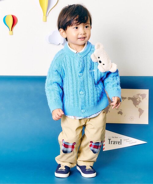 apres les cours（アプレレクール）の「tiny bear スリッポン（スニーカー・キッズ・ベージュ/ネイビー・14/15 /16/17/18）」の11枚目の写真