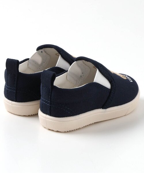 apres les cours（アプレレクール）の「tiny bear スリッポン（スニーカー・キッズ・ベージュ/ネイビー・14/15 /16/17/18）」の18枚目の写真