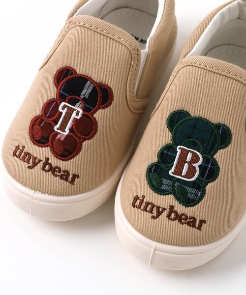 apres les cours（アプレレクール）の「tiny bear スリッポン（スニーカー・キッズ・ベージュ/ネイビー・14/15 /16/17/18）」の19枚目の写真