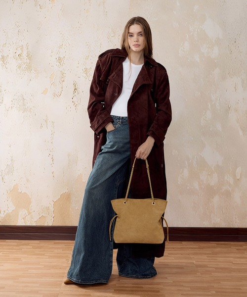 Arya アリア リサイクルスエードブレイドストラップダブルハンドル