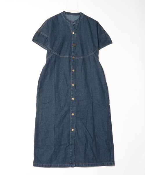 FREE STYLISTS(フリー スタイリスト)の「YUGA_YGMC Lantern sleeve denim dress(ワンピース・レディース・インディゴブルー・FREE)」の15枚目の写真