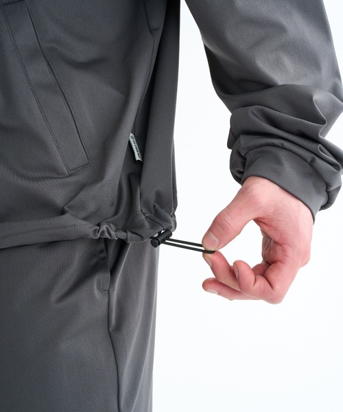 ELEMENT（エレメント）の「ELEMENT メンズ TREE COACH JACKET ジャケット 【2025年秋冬モデル】/エレメント速乾UVケアストレッチドローコード付きコーチジャケット（ブルゾン・メンズ・グレー/ホワイト・MEDIUM/LARGE/X-LARGE）」の12枚目の写真