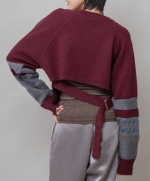 Munich（ミューニック）の「ノルディック柄ニットバックベルトプルオーバー（ニット/セーター）」