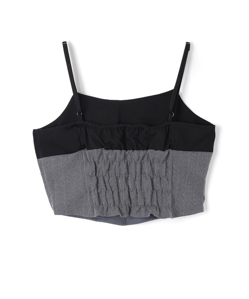 M DOLLY(エムドリー)の「*M DOLLY original* stripe camisole tops/ストライプキャミソールトップス(キャミソール・レディース・グレー/ベージュ・FREE)」の17枚目の写真