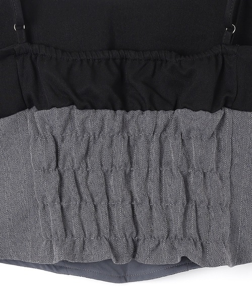 M DOLLY(エムドリー)の「*M DOLLY original* stripe camisole tops/ストライプキャミソールトップス(キャミソール・レディース・グレー/ベージュ・FREE)」の19枚目の写真