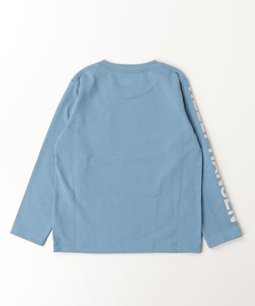 HELLY HANSEN（ヘリーハンセン）の「【HELLY HANSEN】K L/S Letter Tee（Tシャツ/カットソー・キッズ・ブルー/ピンク・130/140/150）」の3枚目の写真
