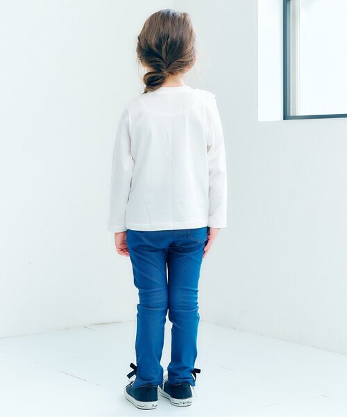 apres les cours(アプレレクール)の「【WEB限定】襟レースTシャツ/7days Style(Tシャツ/カットソー・キッズ・その他2/ラベンダー/ブラック/アイボリー・80/90/100/110/120/130/140)」の17枚目の写真