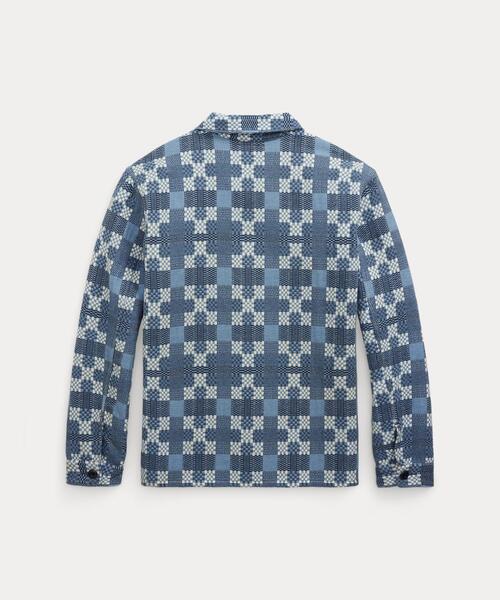 RRL(ダブル アール エル)の「パターン ジャカード オーバーシャツ(シャツ/ブラウス・メンズ・ブルー・XS/XL/S/M/L)」の6枚目の写真