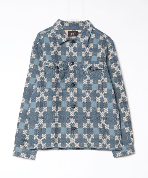 RRL柄長袖シャツ RRL ダブルアールエル長袖シャツS