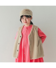 NHT（エヌエイチティー）の「エヌエイチティー ファー　ポケット付きベスト（ダウンベスト）」