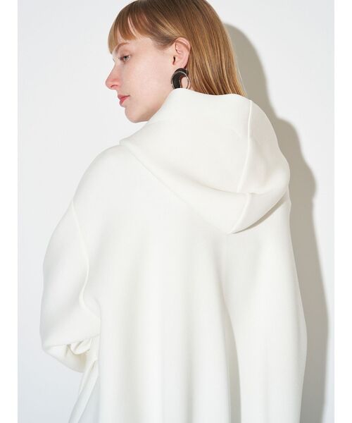 ELENDEEK（エレンディーク）の「タックヘムフーディ（パーカー・レディース・チャコールグレー/グレー/オフホワイト・FREE）」の21枚目の写真