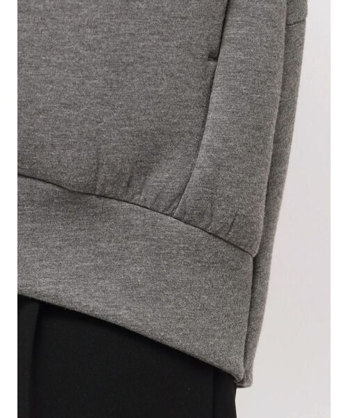 ELENDEEK（エレンディーク）の「タックヘムフーディ（パーカー・レディース・チャコールグレー/グレー/オフホワイト・FREE）」の8枚目の写真