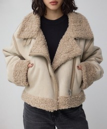 【即完売】AZUL BY MOUSSY アズールバイマウジー　革ジャン　裏ボア AZUL BY MOUSSY｜アズールバイマウジーのジャケット/アウター