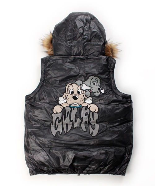 GALFY（ガルフィー）の「【GALFY/ガルフィー】パフパフレンジャーベスト /ファー取り外し可能（ベスト・メンズ・グリーン系その他/ブラック系その他/ブルー系その他・L/XL）」の7枚目の写真