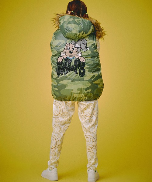 GALFY（ガルフィー）の「【GALFY/ガルフィー】パフパフレンジャーベスト /ファー取り外し可能（ベスト・メンズ・グリーン系その他/ブラック系その他/ブルー系その他・L/XL）」の17枚目の写真