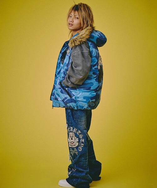 GALFY（ガルフィー）の「【GALFY/ガルフィー】パフパフレンジャーベスト /ファー取り外し可能（ベスト・メンズ・グリーン系その他/ブラック系その他/ブルー系その他・L/XL）」の18枚目の写真