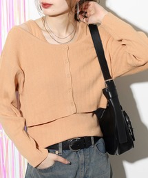 FUNALIVE（ファンアライブ）の「前後2WAYレイヤードニットセット（アンサンブル）」