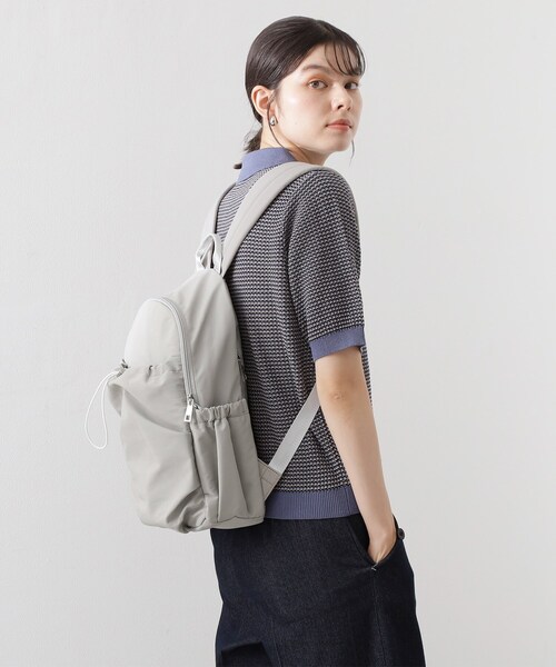 THE SHOP TK （ザ ショップ ティーケー ）の「ナイロンリュック（バックパック/リュック・レディース・ライトグレー/ブラック・00）」の21枚目の写真