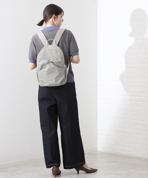 THE SHOP TK （ザ ショップ ティーケー ）の「ナイロンリュック（バックパック/リュック・レディース・ライトグレー/ブラック・00）」の13枚目の写真