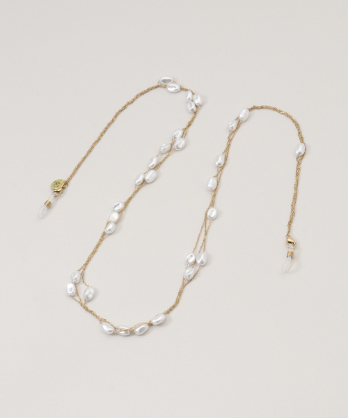 Sunny Cords/サニーコーズ】Pearly rain glasses chain（メガネ）｜AP