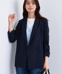 INDIVI（インディヴィ）の「【UVケア】ライトダブルジャケット（テーラードジャケット）」