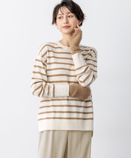 セール】【見上愛さん着用/Oggi・STORY掲載】ピュアカシミヤ クルー