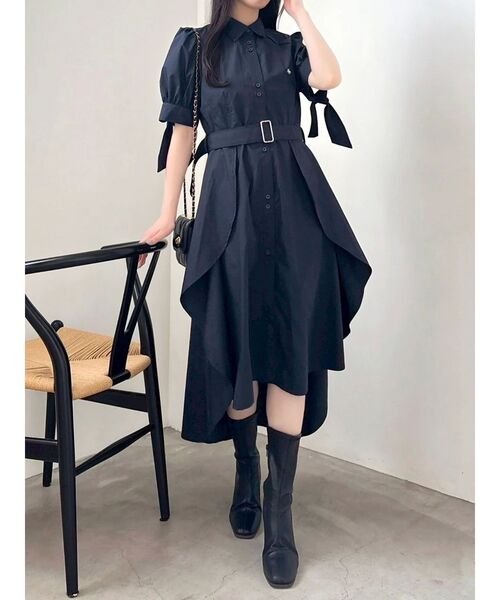 POLO BCS コラボ】ヘムレイヤードシャツワンピース（ワンピース