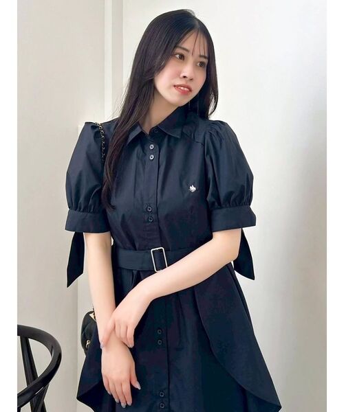 POLO BCS（ポロ ビーシーエス）の「【POLO BCS コラボ】ヘムレイヤードシャツワンピース（ワンピース・レディース・ブルー/ネイビー・MEDIUM/SMALL）」の21枚目の写真