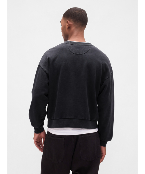 ヘビーウェイト クロップド スウェットシャツ（スウェット）｜GAP