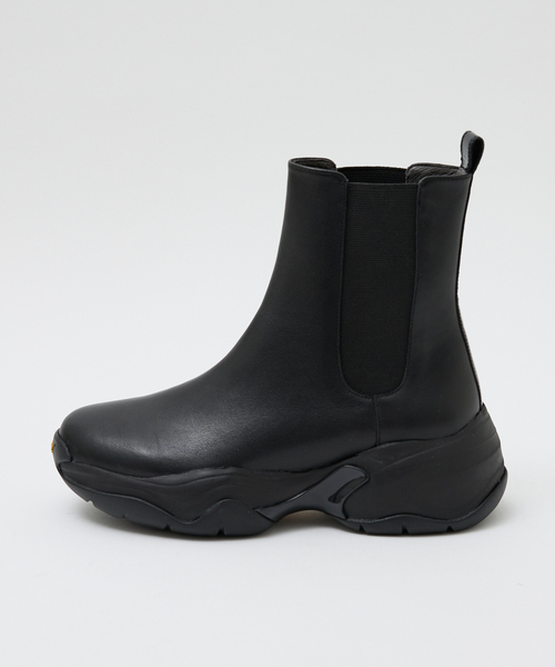 Au BANNISTER（オゥバニスター）の「【Vibram/ヴィブラムソール】サイドゴアブーツ（ブーツ・レディース・ブラック/ライトベージュ・S/M/L）」の8枚目の写真