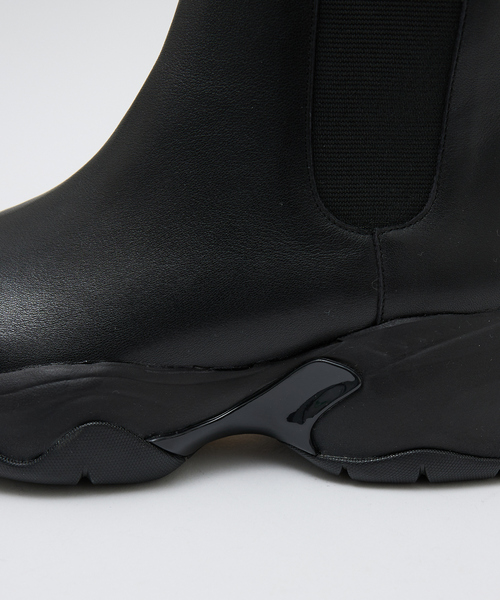 Au BANNISTER（オゥバニスター）の「【Vibram/ヴィブラムソール】サイドゴアブーツ（ブーツ・レディース・ブラック/ライトベージュ・S/M/L）」の10枚目の写真