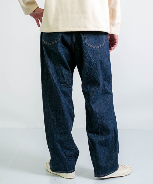 SPELLBOUND（スペルバウンド）の「[SPELLBOUND / スペルバウンド] 12oz生機セルヴィッジデニム 5Pワイドテーパード（デニムパンツ・メンズ・ワンウォッシュ・28inch/36inch/34inch/32inch/30inch）」の7枚目の写真
