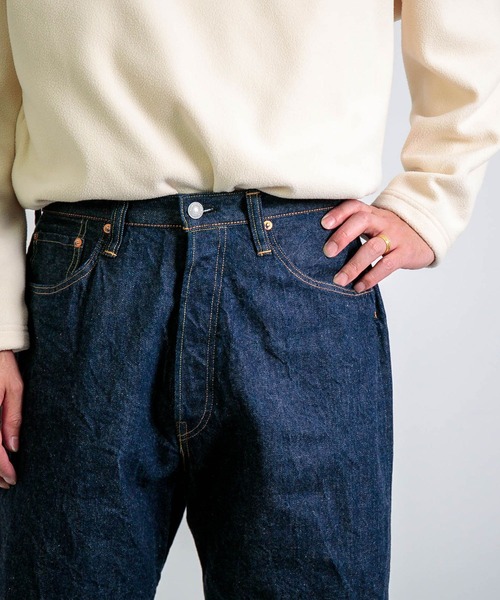 SPELLBOUND（スペルバウンド）の「[SPELLBOUND / スペルバウンド] 12oz生機セルヴィッジデニム 5Pワイドテーパード（デニムパンツ・メンズ・ワンウォッシュ・28inch/36inch/34inch/32inch/30inch）」の8枚目の写真