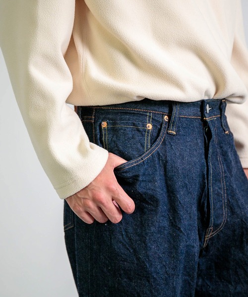 SPELLBOUND（スペルバウンド）の「[SPELLBOUND / スペルバウンド] 12oz生機セルヴィッジデニム 5Pワイドテーパード（デニムパンツ・メンズ・ワンウォッシュ・28inch/36inch/34inch/32inch/30inch）」の9枚目の写真