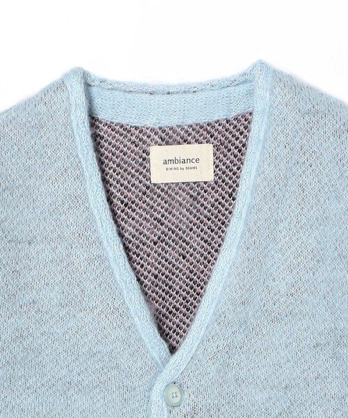 B:MING by BEAMS（ビーミングバイビームス）の「ambiance / CAT CARDIGAN (手洗い可)（カーディガン/ボレロ・レディース・サックスブルー/ブラウン・ONE SIZE）」の17枚目の写真