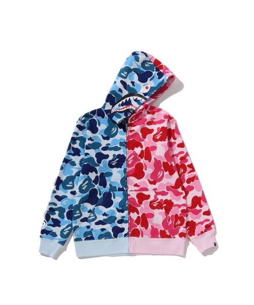 ABC CAMO MULTI SHARK ZIP HOODIE（パーカー）｜A BATHING APE（ア