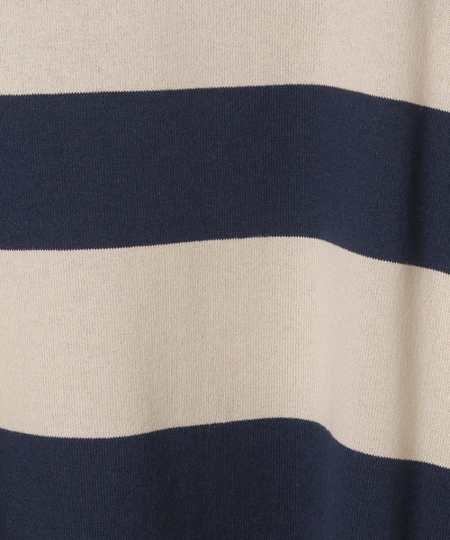 LEPSIM(レプシィム)の「袖ワイドランダムボーダープルオーバー 582446(Tシャツ/カットソー・レディース・レッド/ブラウン/ネイビー/ブラック・FREE)」の7枚目の写真