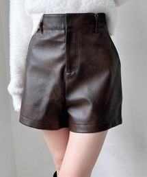 INGNI | フェイクレザーショートパンツ(その他パンツ)